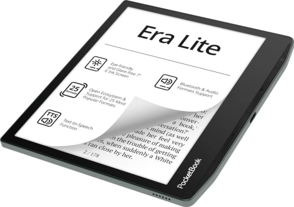 PocketBook Era Lite 710 7" 16GB Wi-Fi E-book Reader – Stone Žalias