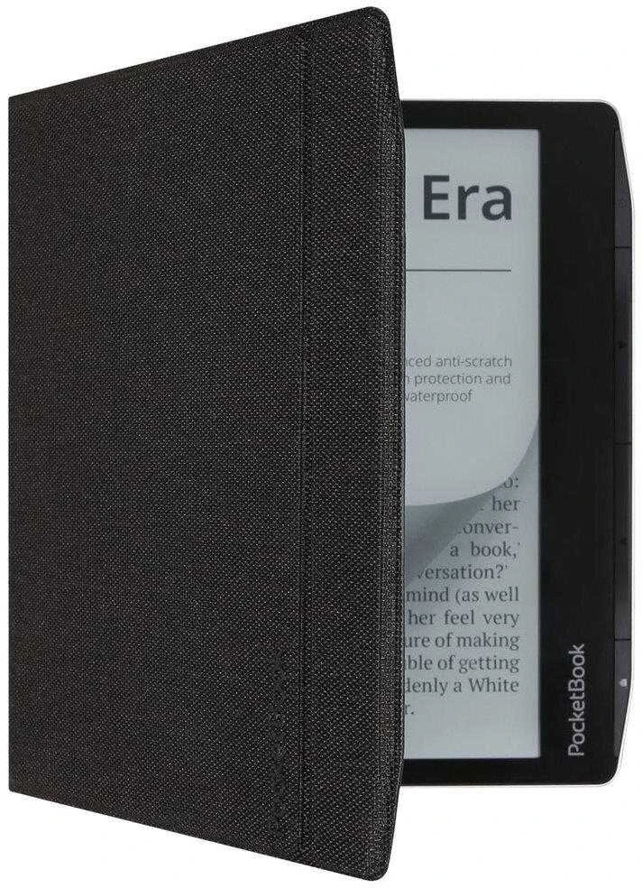 Dėklas PocketBook Charge - Canvas Juodas Cover for Era (HN-QI-PU-700-BK-WW)