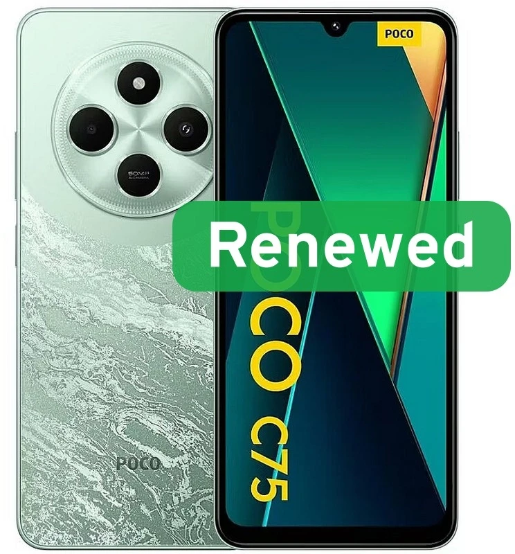 Poco Renewed | Grade A | C75 | 128 GB | Žalias | LTE | O | Poco Renewed