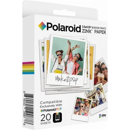Polaroid Instant Zink Media 3,5x4,25 Pop 20 pak