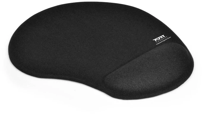 Port Designs PORT CONNECT | Ergonomic Pelės kilimėlis | 200 x 230 x 20 mm | Juodas