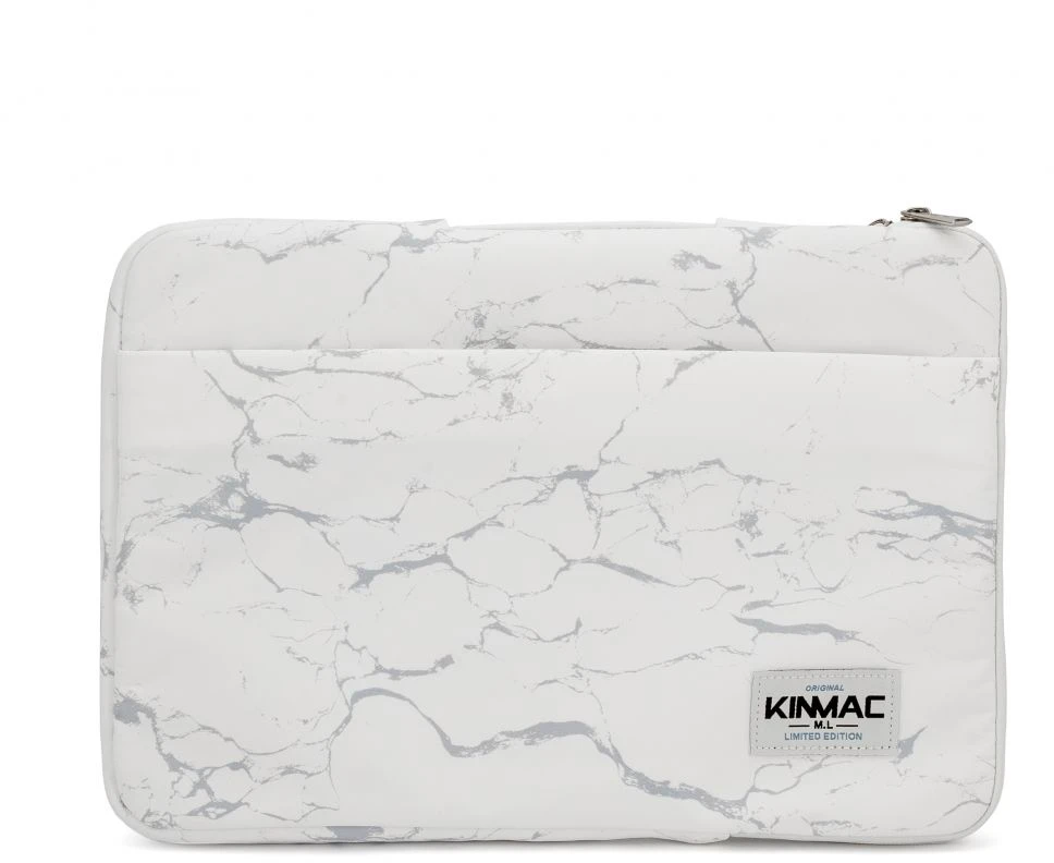 iLike 15-16 Inches Fabric Nešiojamas kompiuteris Bag Marble Baltas