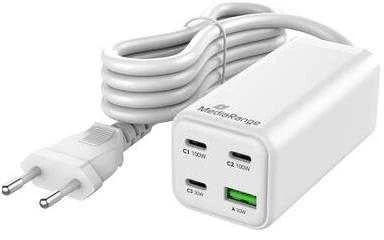 MediaRange 100W kroviklis su keturiomis USB jungtimis