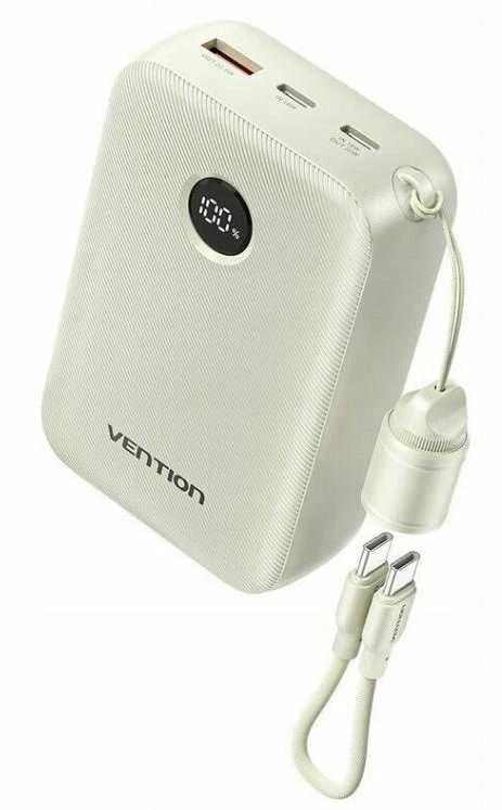 Nešiojamoji baterija „Vention“ 20000mAh, 2xUSB-C, 1xUSB-A, 22,5W