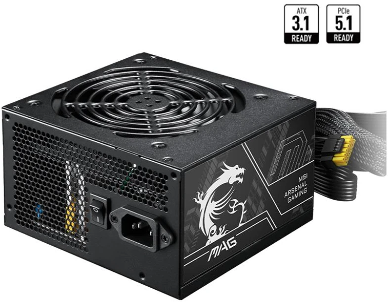 MSI MAG A750BN PCIE5 II maitinimo šaltinis
