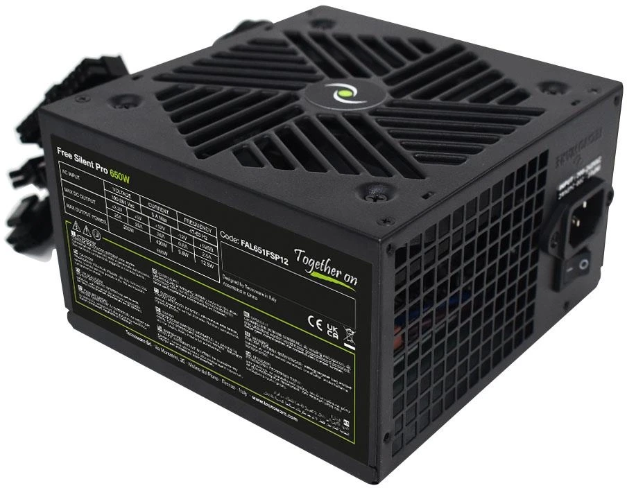 Maitinimo šaltinis TECNOWARE ATX PC 180 - 264 V 650 W FAL651FSP12