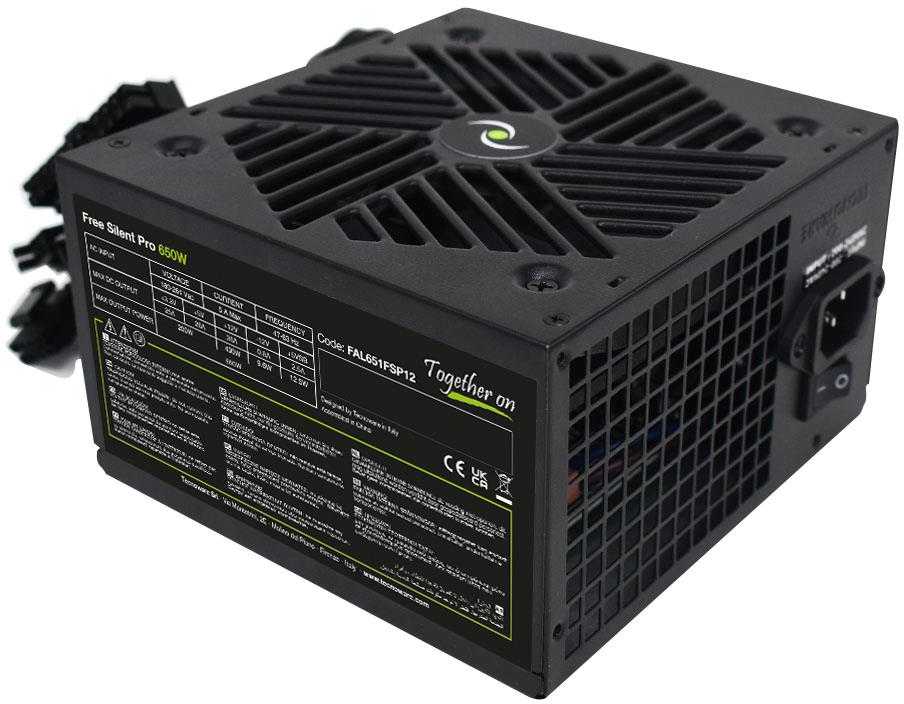 Power Supply TECNOWARE ATX PC 180 - 264 V 650 W FAL651FSP12