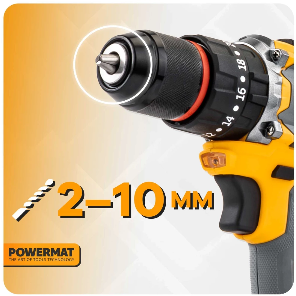Powermat Akumuliatorinis atsuktuvas PM-WA-21V-2M