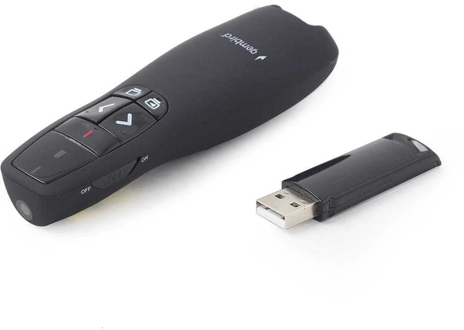 Gembird WP-L-12 wireless presenter RF Juodas
