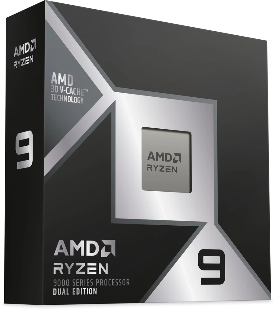 AMD Ryzen 9 9950X3D2 CPU, 16 branduolių, 5,6 GHz, Socket AM5 (Granite Ridge) – dėžutėje, be aušintuvo
