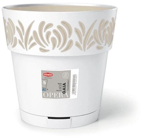 Lumarko Vazonas STEFANPLAST OPERA GAIA 7,5 L, Baltas