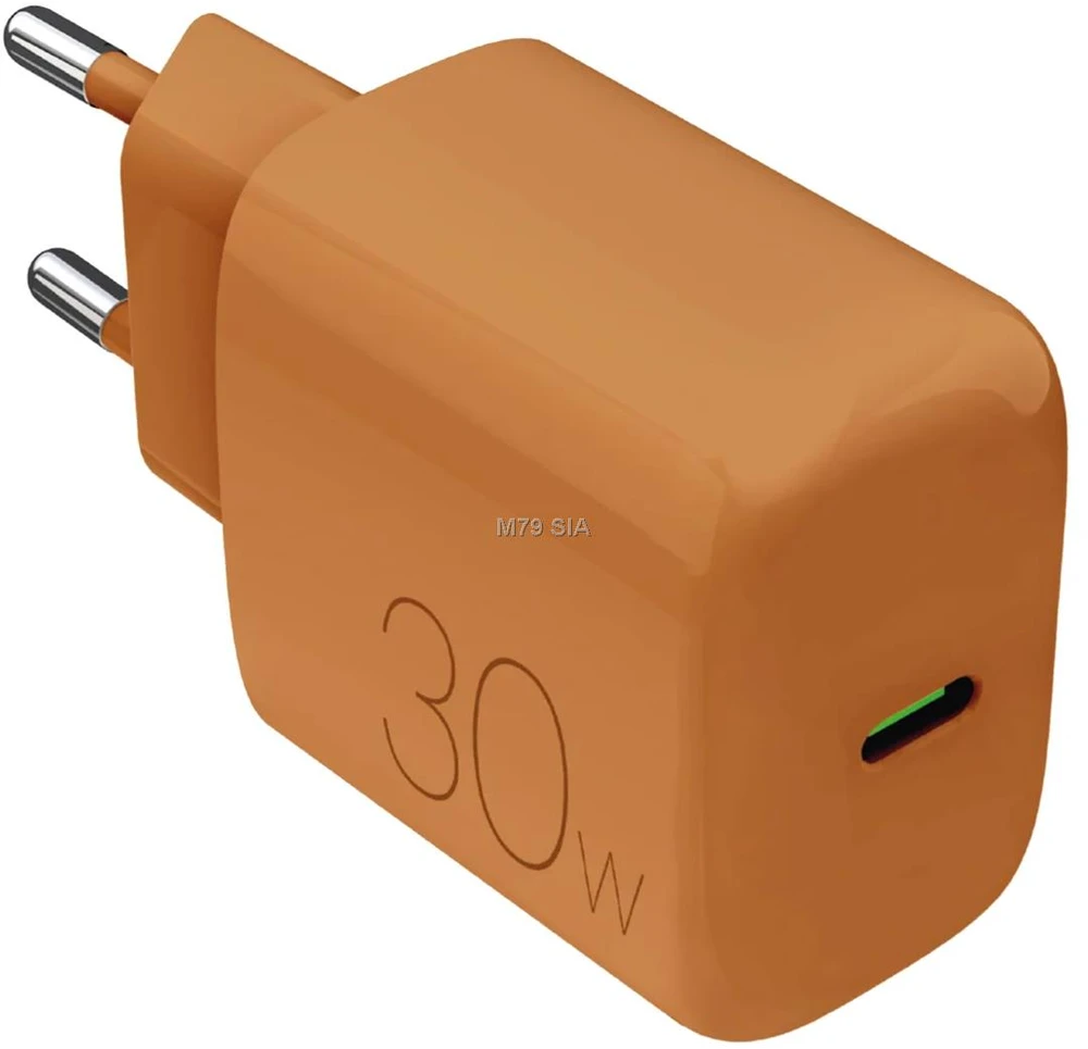 Puro Pro Lite 30W USB-C sieninis įkroviklis - Oranžinis