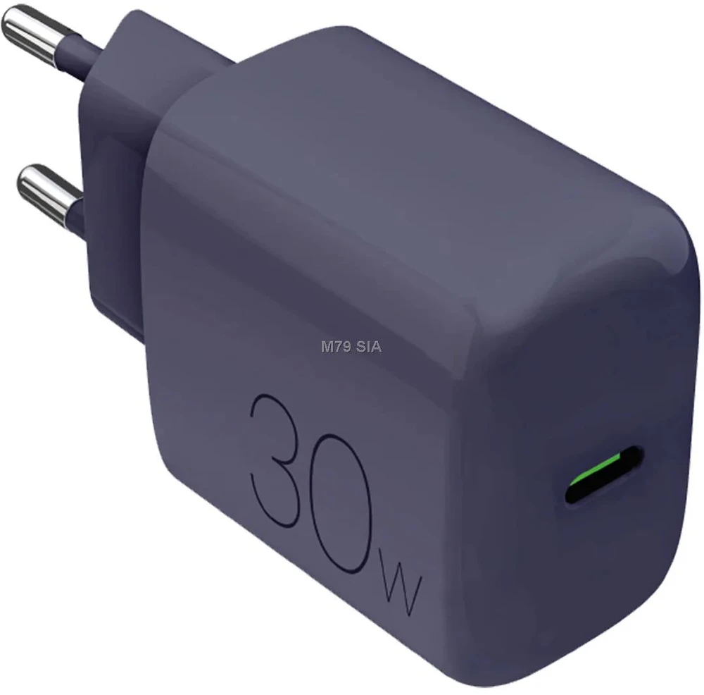 Puro Pro Lite 30W USB-C sieninis įkroviklis – pilkas