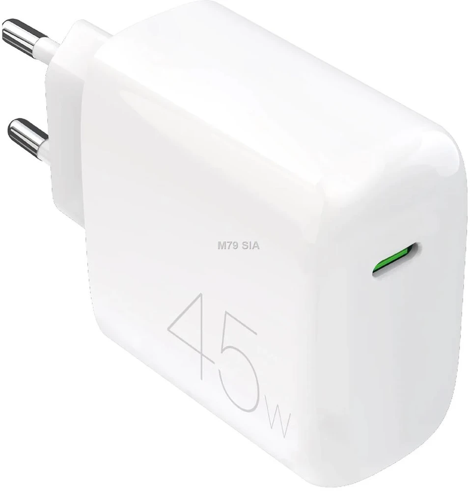 Puro PROLITE 45W USB-C laidinis įkroviklis – baltos spalvos