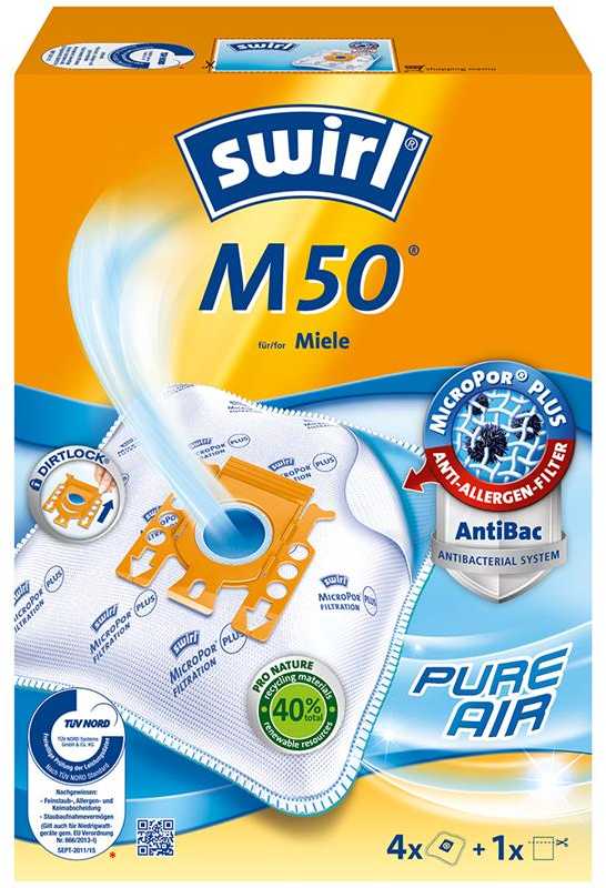 SWIRL M50/4 MP Plus dulkių siurblio filtrai #4948948