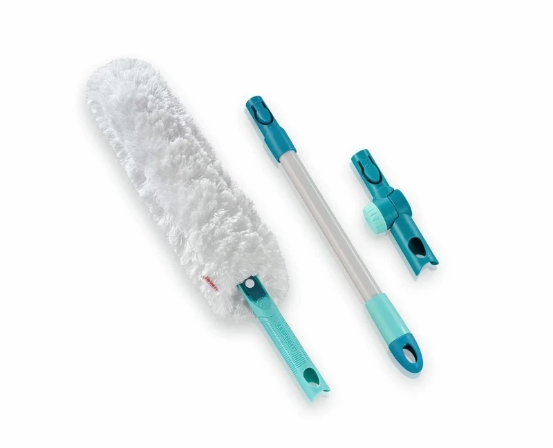 Leifheit Dulkių šluota 56 cm ir kotas 43 cm Superduster XL Pro Reach rinkinys