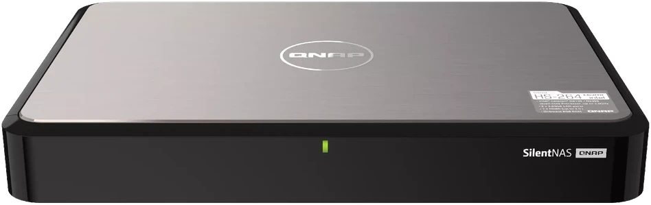 Serveris QNAP | 2 skyrių SATA be ventiliatoriaus namų NAS | HS-264 | Iki 2 SATA 6Gb/s, 3Gb/s | Intel Celeron | N5105 4 gyslų/4 sriegių | Procesoriaus dažnis 2,9 GHz | 8 GB | N/A