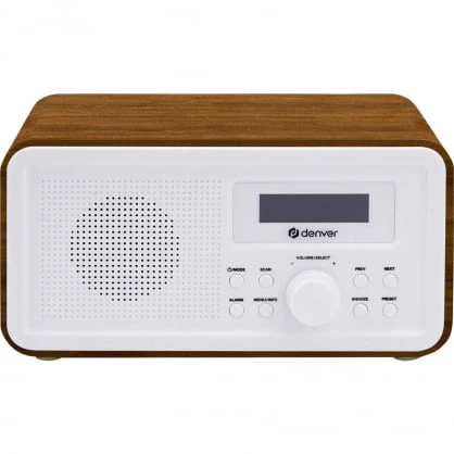 Dark Radijas DAB+/FM Denver DAB-30DW tamsaus medžio