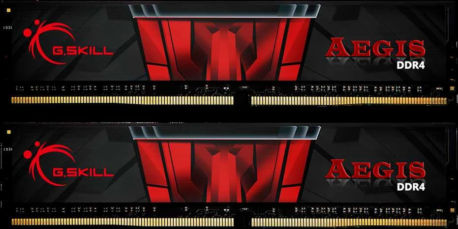RAM G.SKILL F4-3200C16D-32GIS / Aegis DDR4-3200 / CL16-18-18-38 / 1.35V / 32GB (2x16GB)