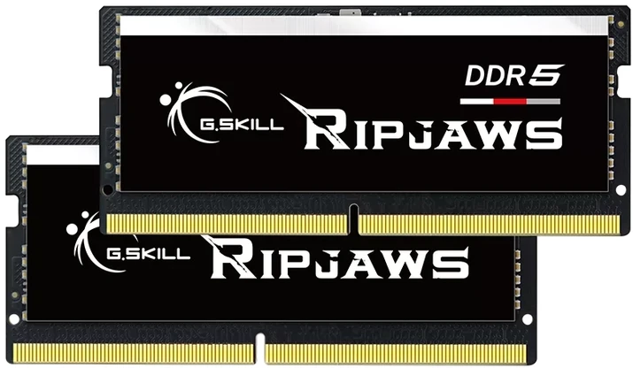 G.Skill RAM Ripjaws - 32 GB (2 x 16 GB Kit) - DDR4 5600 SO-DIMM CL46