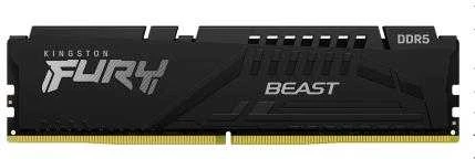 RAM „Kingston Fury Beast“ Juodas 32GB [1x32GB 6000MHz DDR5 CL36 DIMM]