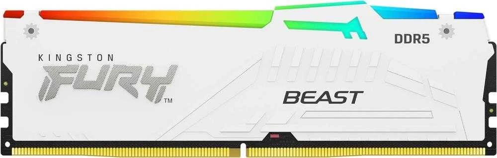 RAM Kingston Fury Beast Baltas RGB EXPO 32GB [2x16GB 6000MHz DDR5 CL36 DIMM]