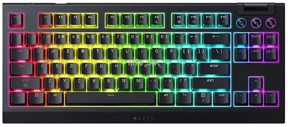 Klaviatūra žaidimams Razer BlackWidow V4 Razer Oranžinis (tactile) belaidė mechaninė su pašvietimu juoda