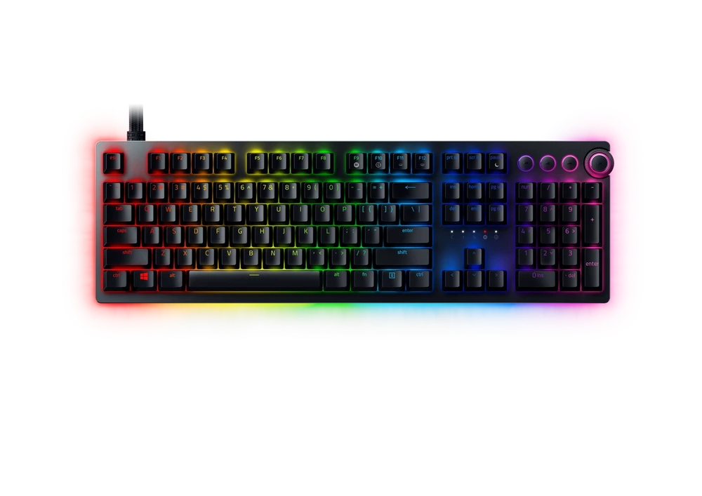 Analoginė Optinė Žaidimų klaviatūra Razer Huntsman V2, US išdėstymas
