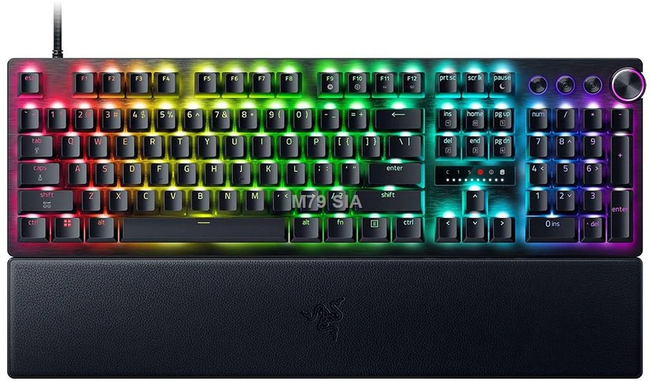 Razer Huntsman V3 Pro 8KHz | Klaviatūra žaidimams | su laidu | US | Razer Analog Optical Switch Gen-2 | Juodas