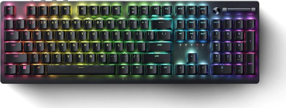 Razer | Klaviatūra žaidimams | Deathstalker V2 Pro | Klaviatūra žaidimams | Wireless | Bluetooth | RGB LED pašvietimas | Belaidė jungtis | US | Optical Switch | Juodas