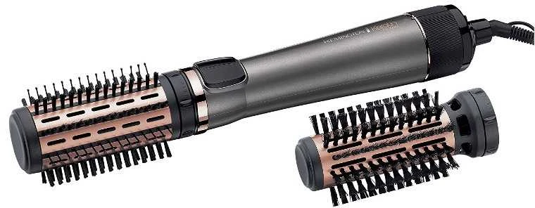 Remington Keratin Protect Rotating Air Styler | AS8810 | Keraminė šildymo sistema | Šildymo lygių skaičius 2 | 100 W | Pilkas/Juodas