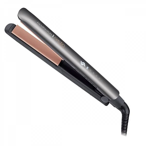 Remington | Plaukų tiesintuvas | S8598 Smartpro | Ceramic heating system | Ekranas Digital | Temperature (min) 150 °C | Temperature (max) 230 °C | Number of heating levels 5 | Pilkas