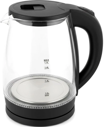 Maestro Virdulys, Elektrinis stiklinis virdulys su LED apšvietimu, 1,7 l, temperatūros reguliavimas, 2200 W - or1296