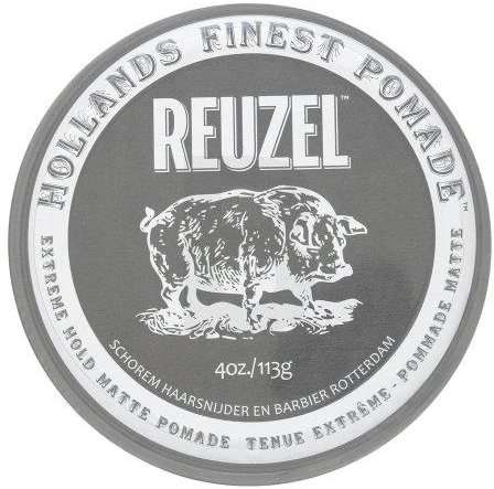 Plaukų formavimo vaškas Reuzel Extreme Hold Matte Pomade - Pomada plaukams, 113g