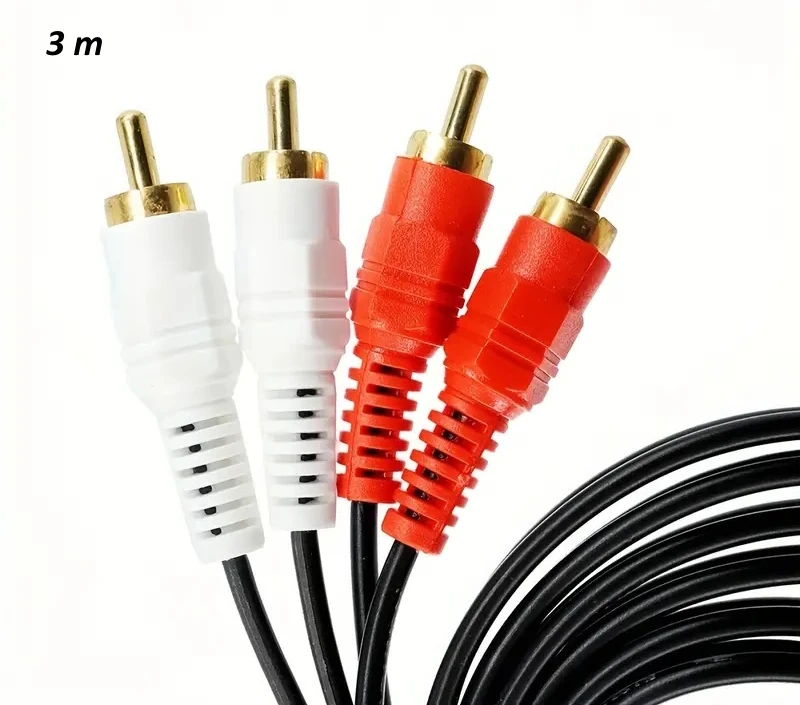 Riff Kabelis HP 2x RCA 2x RCA 3 m (RF990)