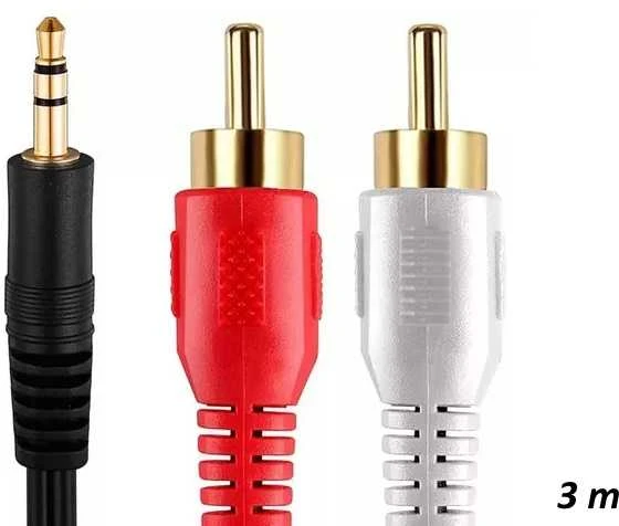 Riff RF027 3,5 mm <-> 2 x RCA 3 m