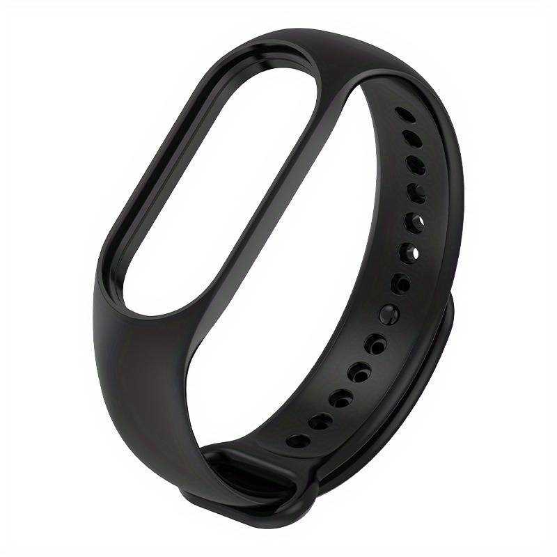Riff Silicone Strap for Xiaomi Mi Band series 3/4/5/6/7 Juodas