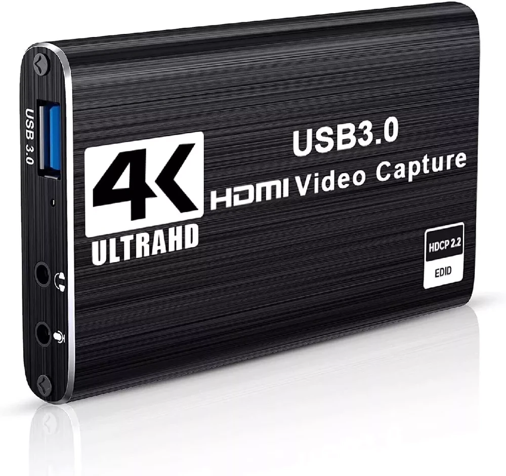 „RoGer“ HDMI vaizdo įrašymo kortelė 4K@60FPS / USB 3.0 / HDCP 2.2