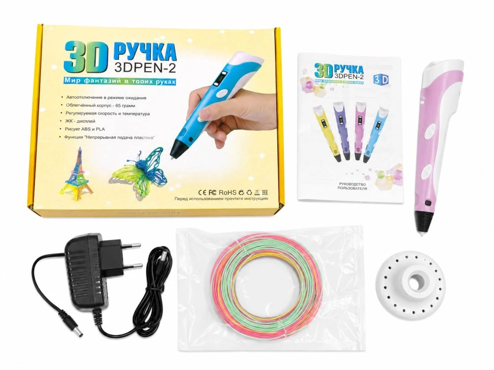 Rotaļlietas iLike 3D Printing Pen with LCD Ekranas Ultimate Multicolor 3D Spausdintuvas Pen Žalias 4752192108328 ILI3DPLCDUMG (4752192108328)