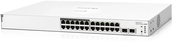 Šakotuvas Hewlett Packard (HP) HPE Aruba Switch ION 1830 24G 2SFP 195W Europe – angl.