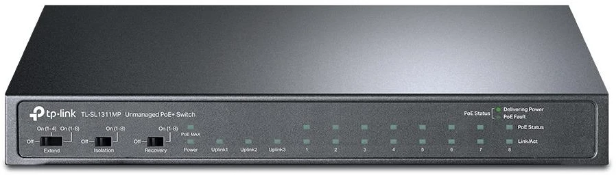 Šakotuvas TP-LINK TPLINK Switch TL-SL1311MP TLSL1311MP (TL-SL1311MP)
