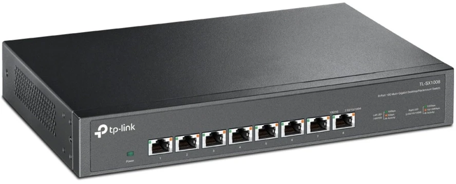 Šakotuvas TP-Link 8-PORT 10G MULTI-GIGABIT SWITCH - 8 10G RJ45 PORTS