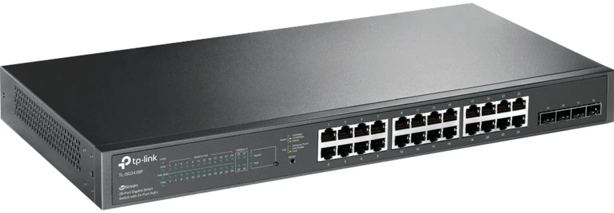 Šakotuvas SWITCH POE TL-SG2428P 24 PRIEVADŲ SFP TP-LINK