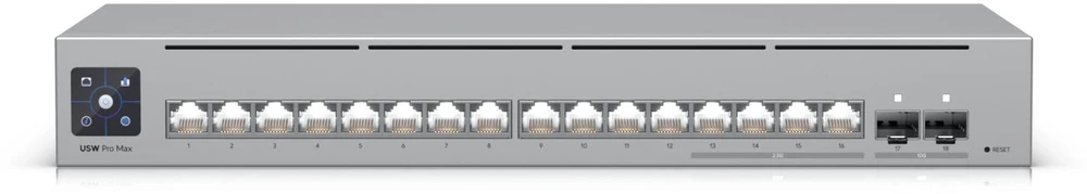 Šakotuvas 16 prievadų komutatorius Ubiquiti Unifi USW-Pro-Max-16-EU