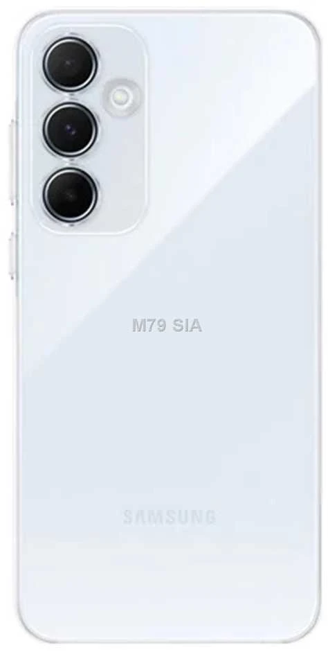 Dėklas „Samsung Galaxy A55“ minkštas skaidrus dangtelis, skaidrus