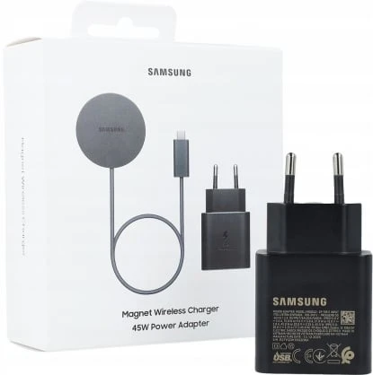 112803 EP-P2900TBE Samsung Magnetinis belaidis įkroviklis 25W Tamsiai pilkas + Adapteris 25W
