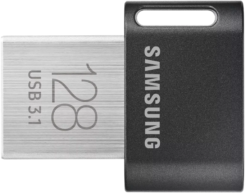 USB laikmena Samsung FIT Plus, 128 GB, Juodos spalvos