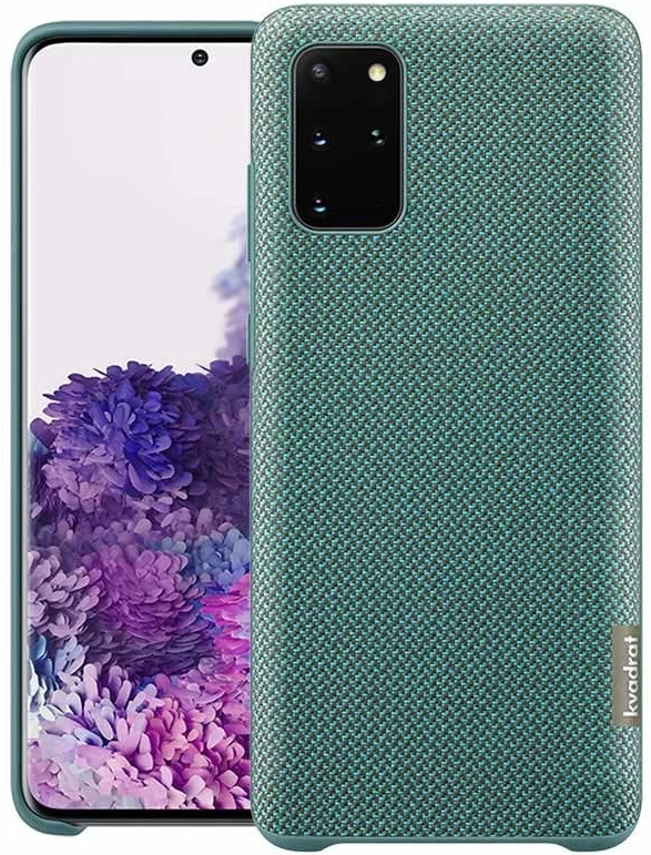 Dėklas Samsung Galaxy S20+ Kvadrat Nugarėlė Žalia