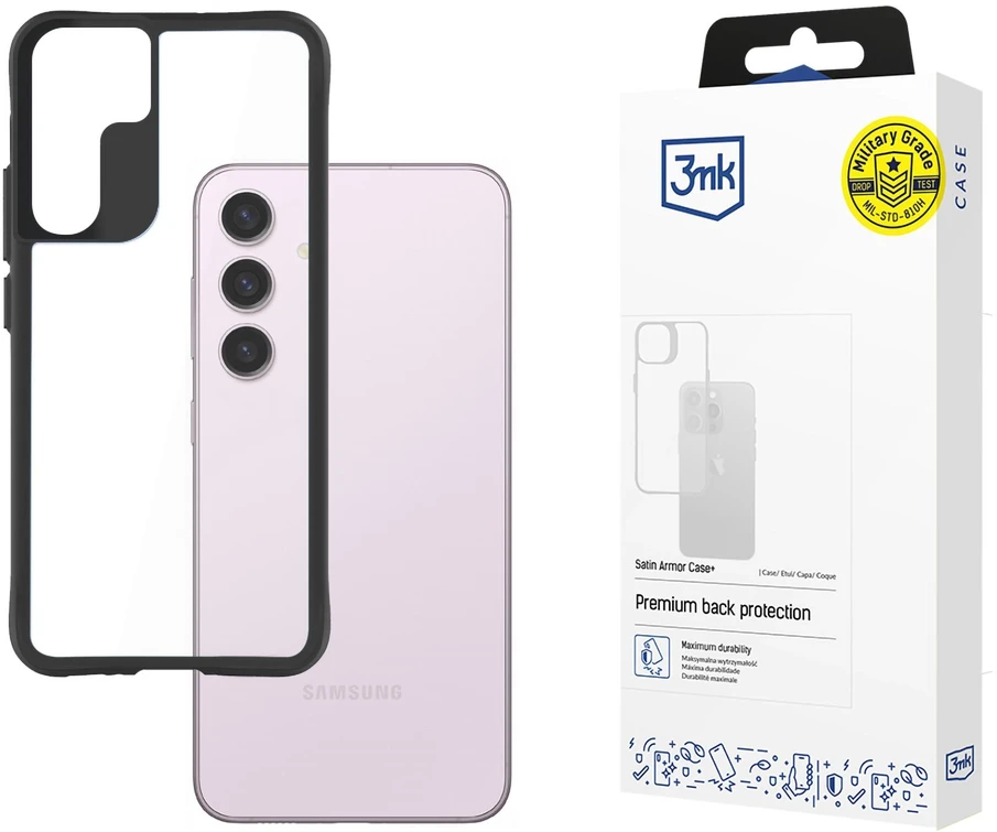 3mk Satin Armor Case+ Samsung Galaxy S24 - dėklas telefonui skaidrus