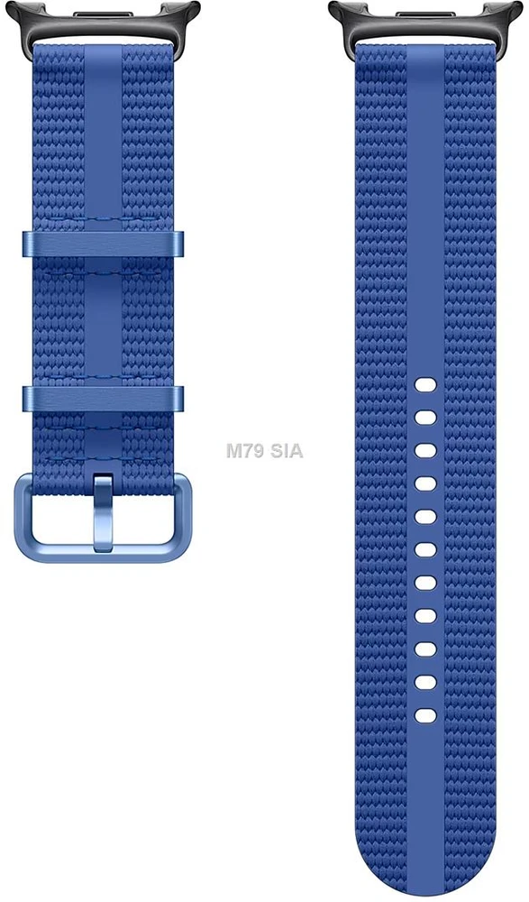 SOL33LNEGEU Athleisure Band (M/L) Samsung Galaxy Watch8, Mėlyna